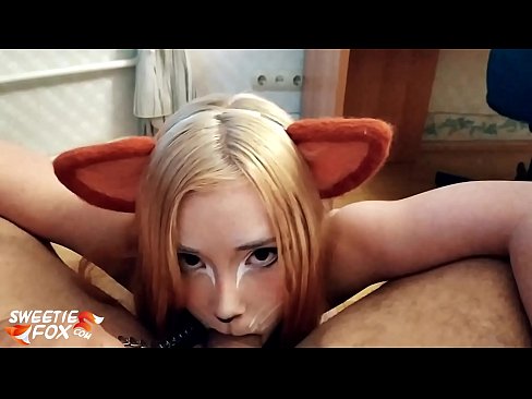 ❤️ Kitsune slikke dick en cum yn har mûle ❤❌ Superporno by wy ❌